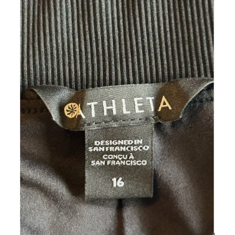 ATHLETA Women's 16 Brooklyn Pants Lined Mid Rise Black Travel NEW - Picture 7 of 9